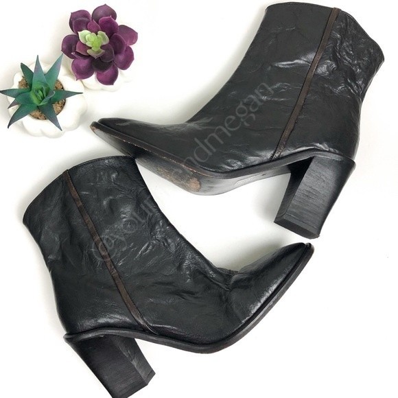 Free People Barclay Western Black Ankle Boots - Picture 3 of 13